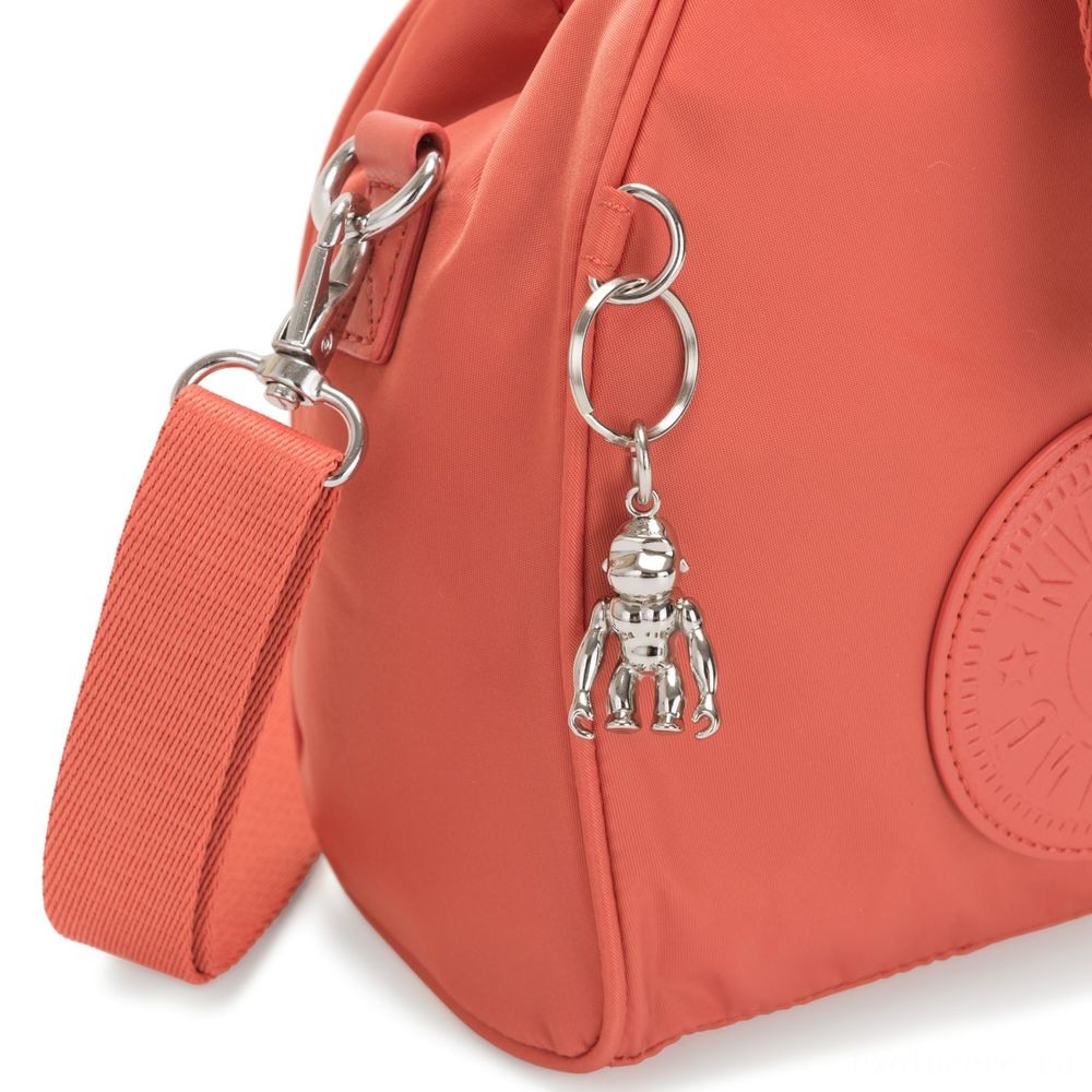 Early Bird Sale - Kipling IMMIN Small Shoulder Bag Soft Orange. - Friends and Family Sale-A-Thon:£33