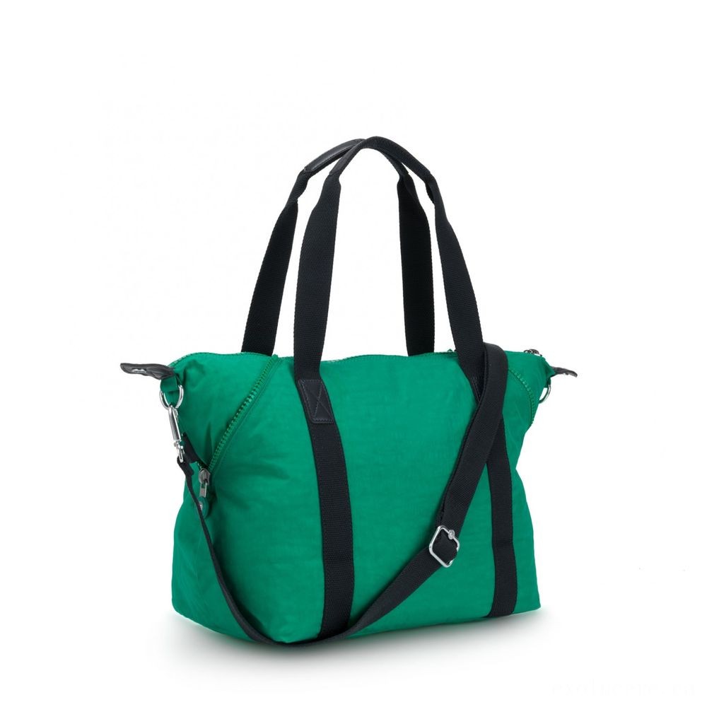 Kipling Craft NC Lightweight Shoulder Bag Lively Green.
