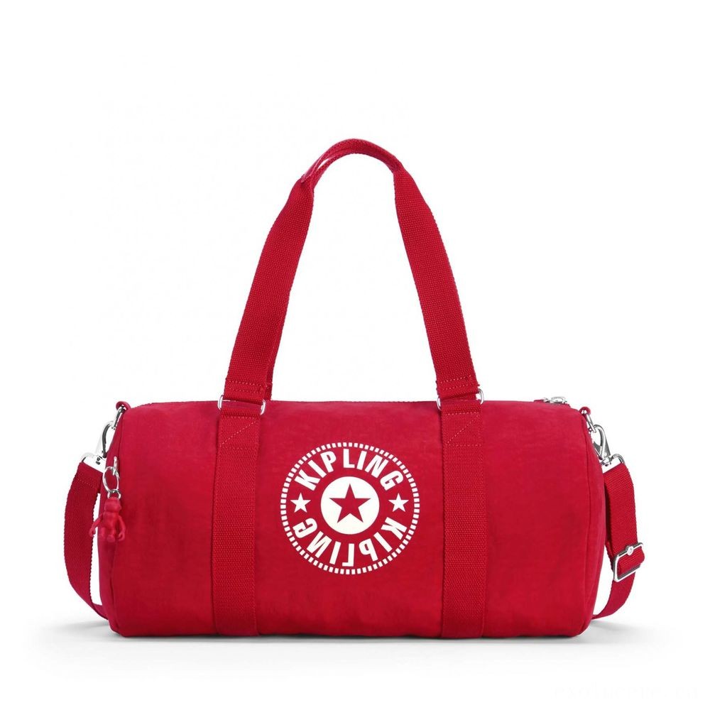 Kipling ONALO Multifunctional Duffle Bag Lively Red.