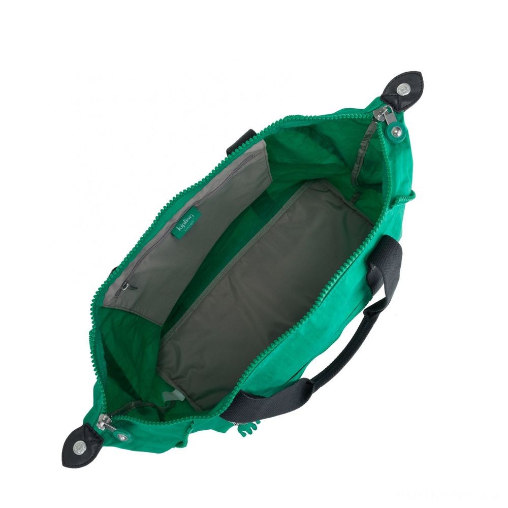 Kipling Craft M Medium Shoulder Bag along with 2 Front End Wallets Dynamic Green