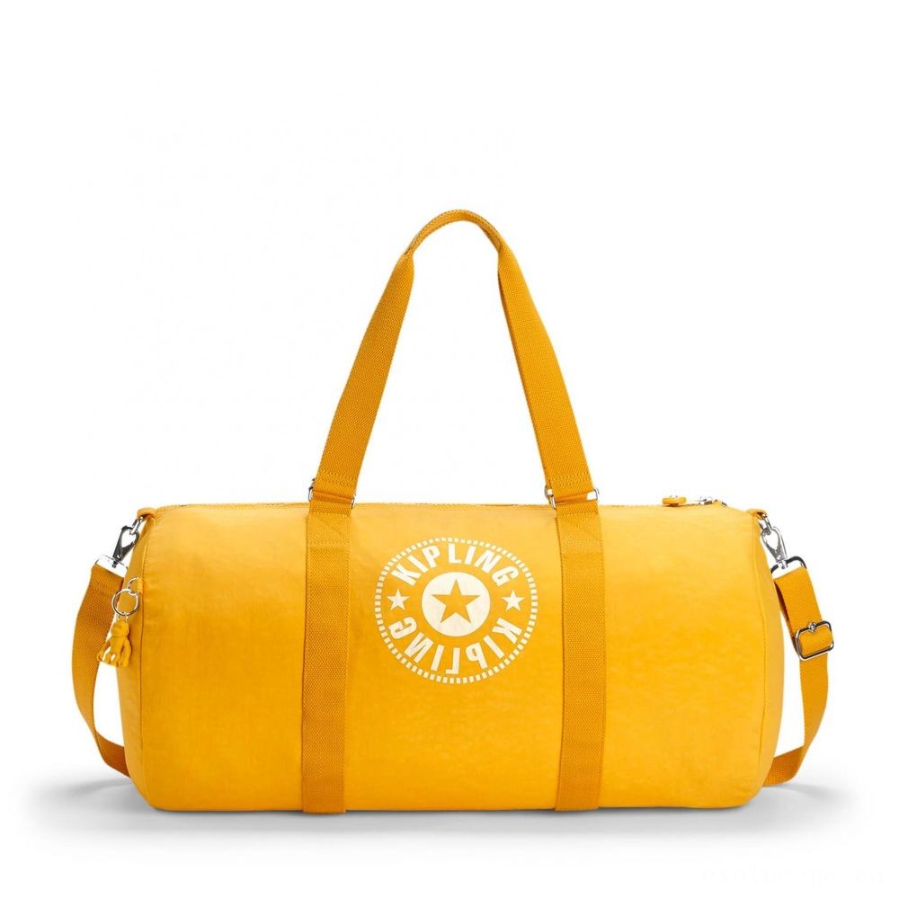 Kipling ONALO L Big Duffle Bag along with Zipped Inside Pocket Lively Yellowish.