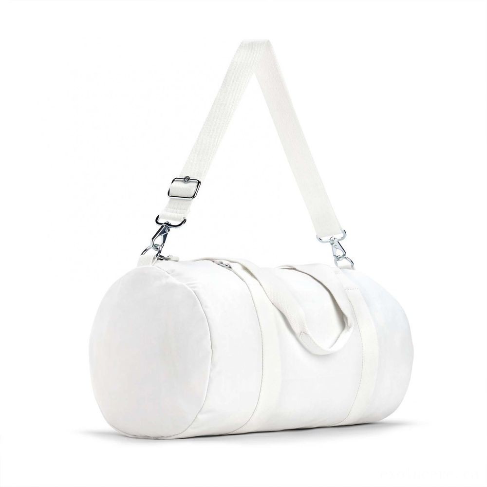 Black Friday Sale - Kipling ONALO Multifunctional Duffle Bag Lively White. - Black Friday Frenzy:£41[cobag6600li]