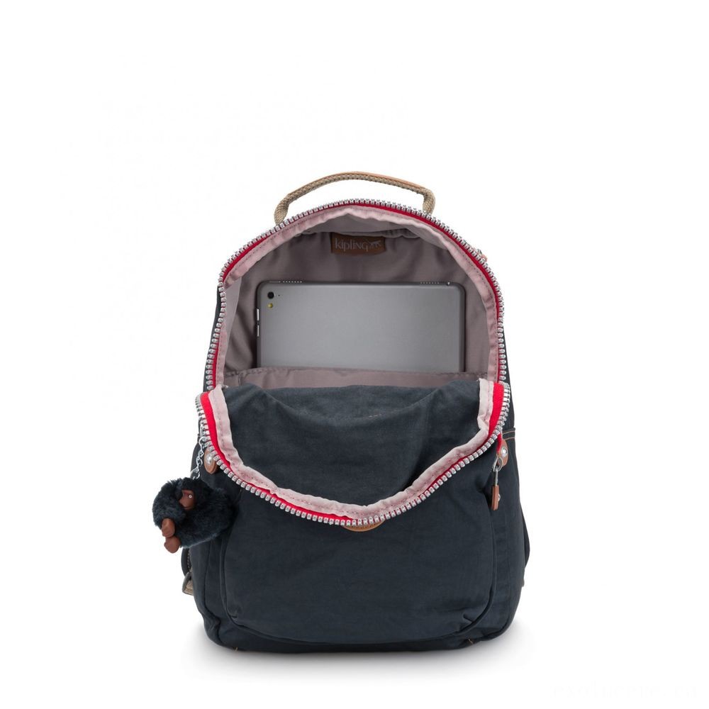 Everyday Low - Kipling CLAS SEOUL S Knapsack along with Tablet Chamber Correct Navy C. - Extravaganza:£39[cobag6605li]
