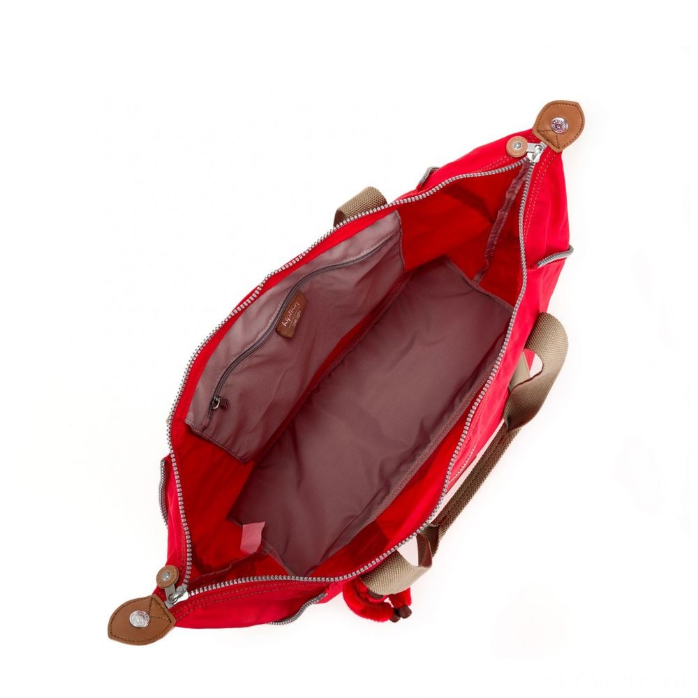 Lowest Price Guaranteed - Kipling Craft M Traveling Carry With Trolley Sleeve True Red C. - Steal:£43[gabag6606wa]