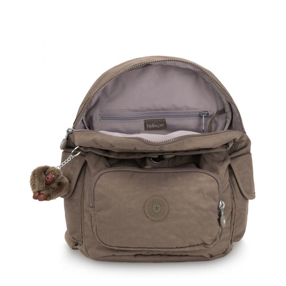 Flash Sale - Kipling Urban Area PACK S Tiny Backpack Real Beige. - Anniversary Sale-A-Bration:£42[nebag6616ca]
