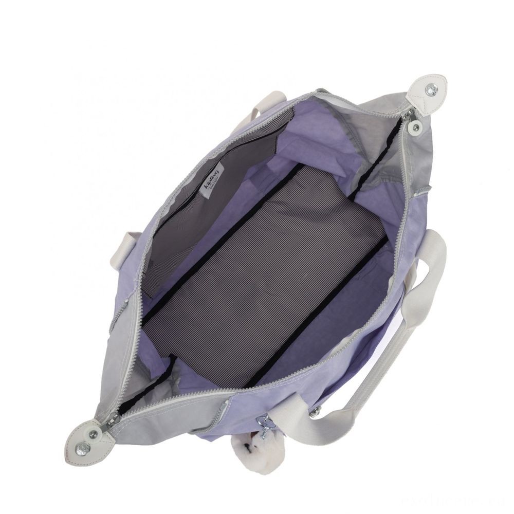 Kipling Craft M Trip Tote With Cart Sleeve Energetic Lilac Bl