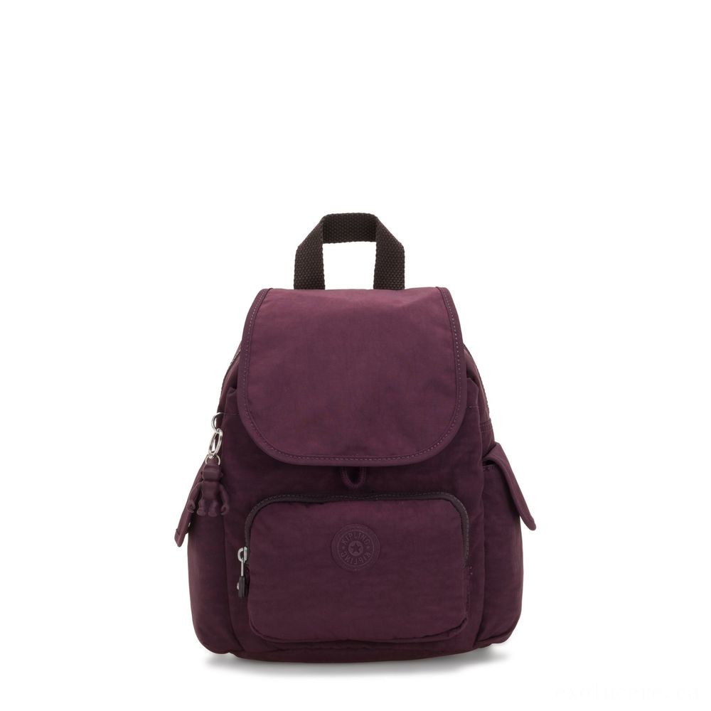 Markdown - Kipling CITY PACK MINI Metropolitan Area Load Mini Backpack Dark Plum. - Back-to-School Bonanza:£28[hobag6633ua]