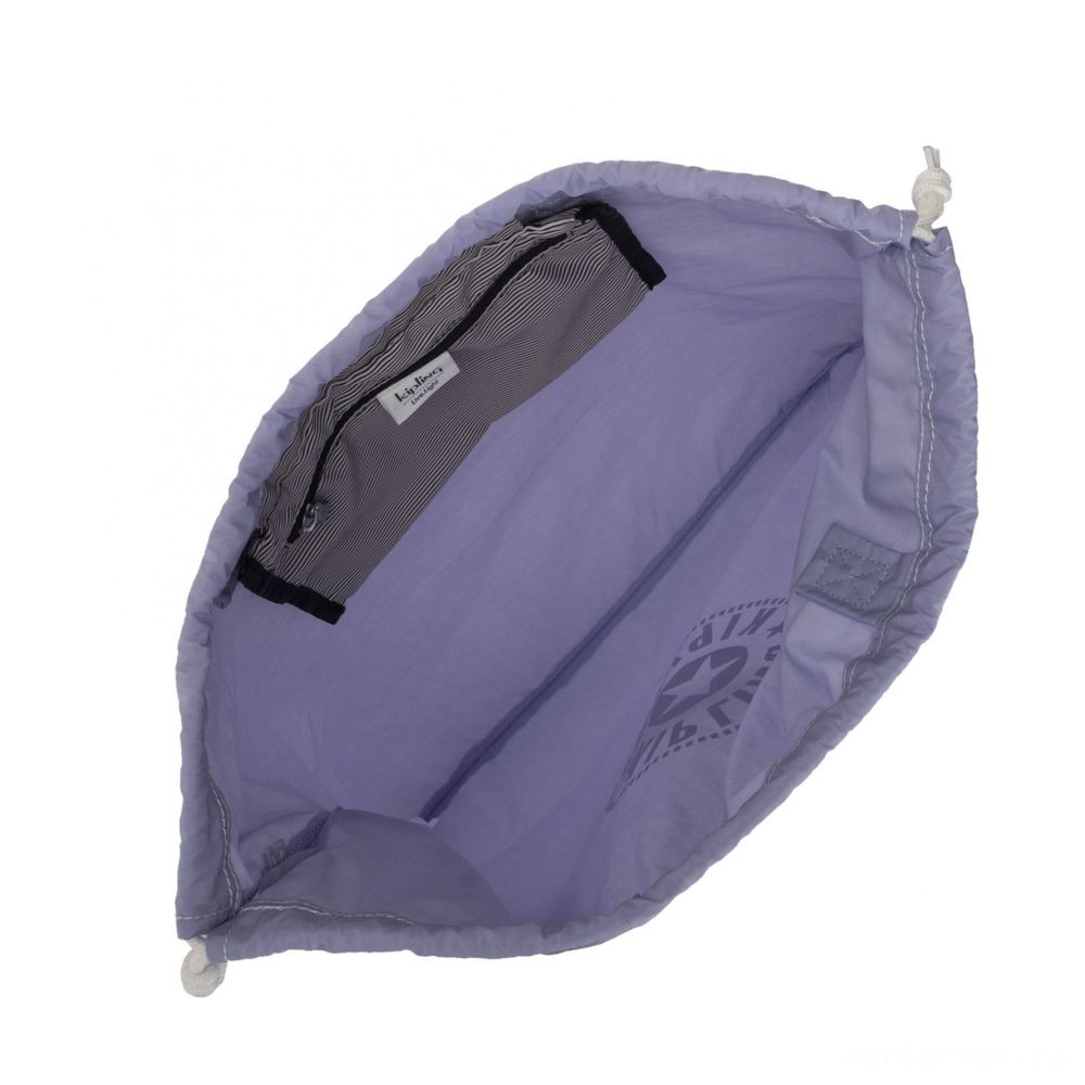 Kipling Brand-new HIPHURRAY L Crease Huge Collapsible Tote Active Lilac Bl.