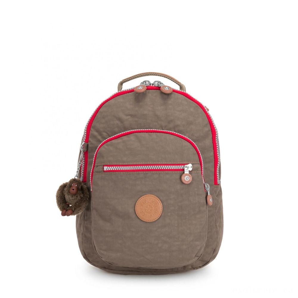 Kipling CLAS SEOUL S Bag along with Tablet Area Accurate Light tan C.
