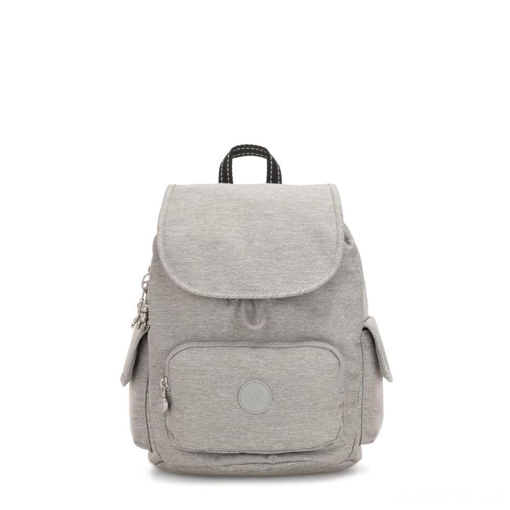 Kipling Area KIT S Tiny Backpack Chalk Grey.