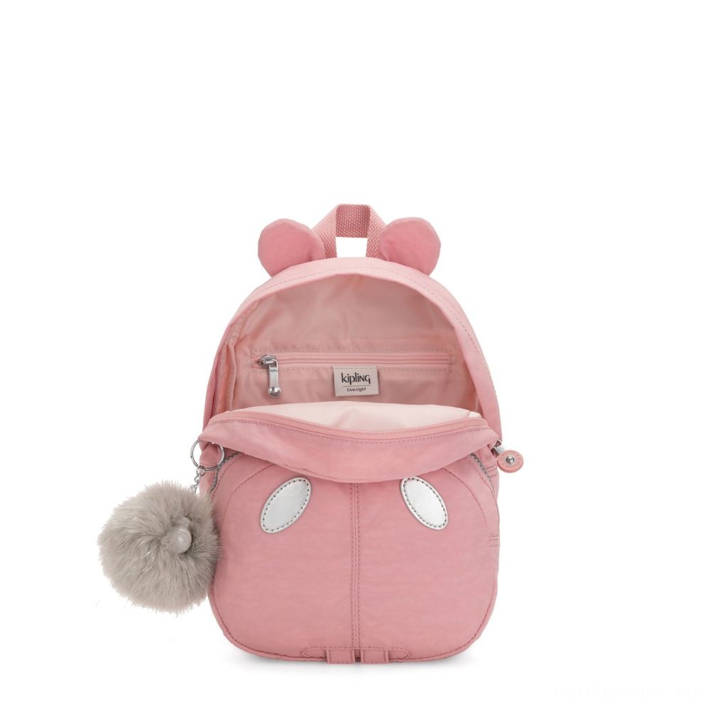 . Kipling HIPPO Small hippo youngsters backpack Bridal Flower.