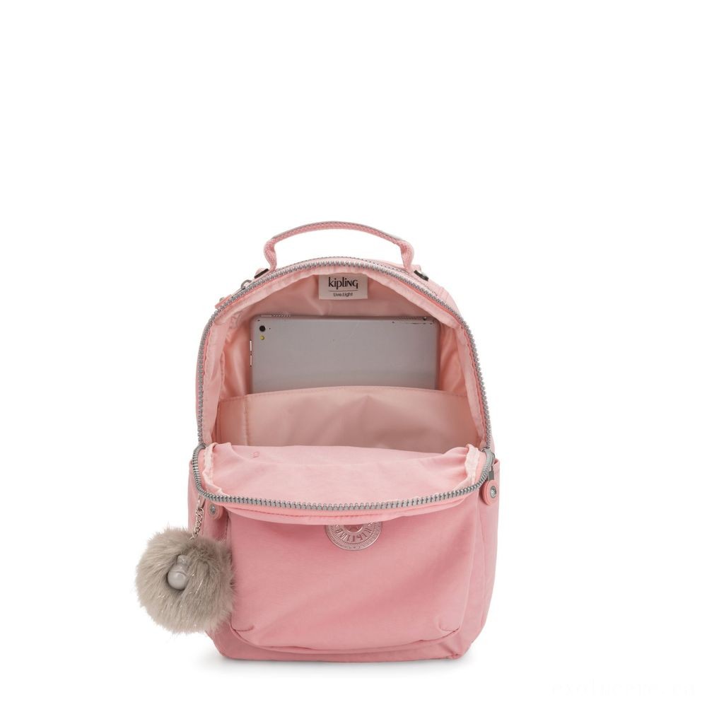 Kipling SEOUL S Little backpack with tablet protection Bridal Rose.