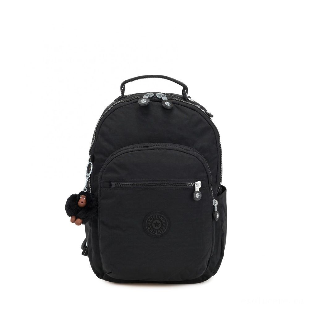 Kipling SEOUL GO S Tiny Backpack True Black.