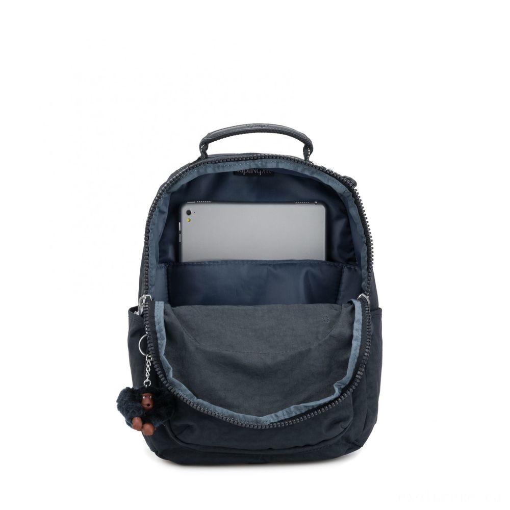 Price Crash - Kipling SEOUL GO S Small Backpack Real Navy. - Off:£44
