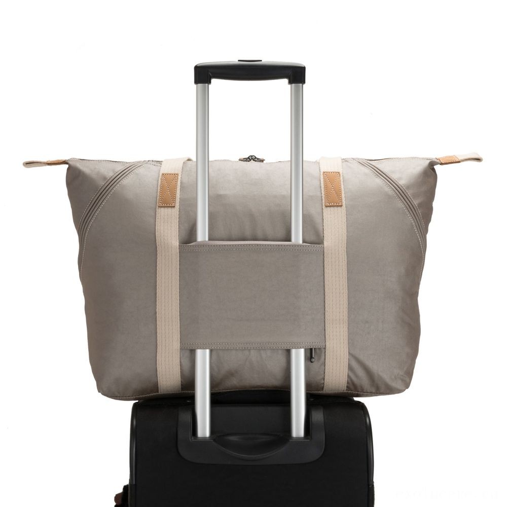 Pre-Sale - Kipling Craft M Traveling Bring with Trolley Sleeve Fungi Steel. - Anniversary Sale-A-Bration:£53