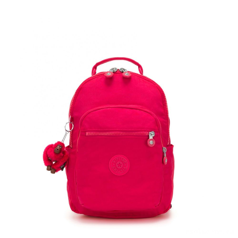 Year-End Clearance Sale - Kipling SEOUL GO S Little Backpack Accurate Pink. - Unbelievable:£39[libag6677nk]