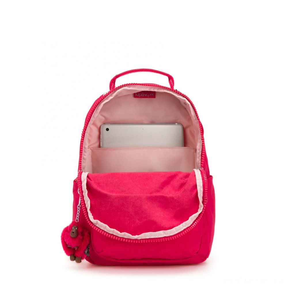 Year-End Clearance Sale - Kipling SEOUL GO S Little Backpack Accurate Pink. - Unbelievable:£39[libag6677nk]