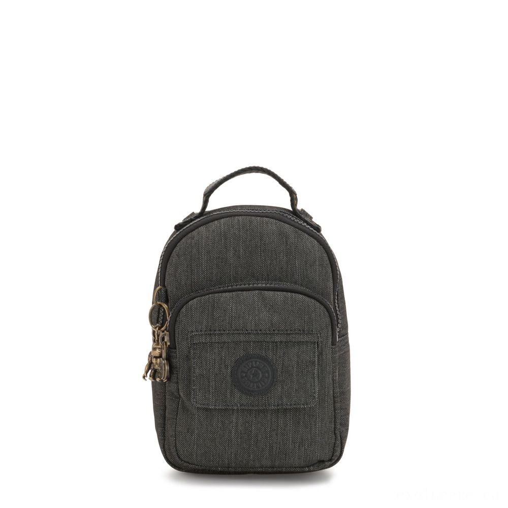 Mother's Day Sale - Kipling ALBER Small 3-in-1 convertible: bum backpack, crossbody or even bag Black Indigo. - Two-for-One Tuesday:£28