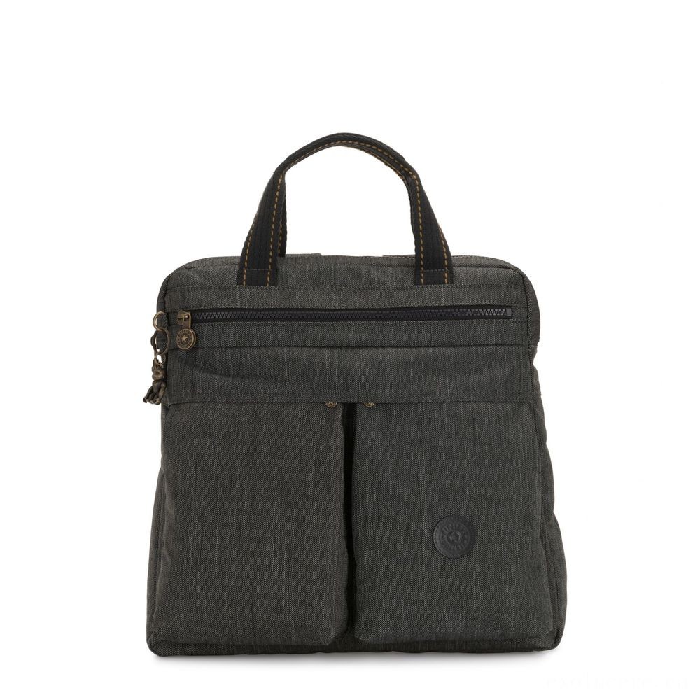 Kipling KOMORI S Tiny 2-in-1 Bag and Handbag Black Indigo.