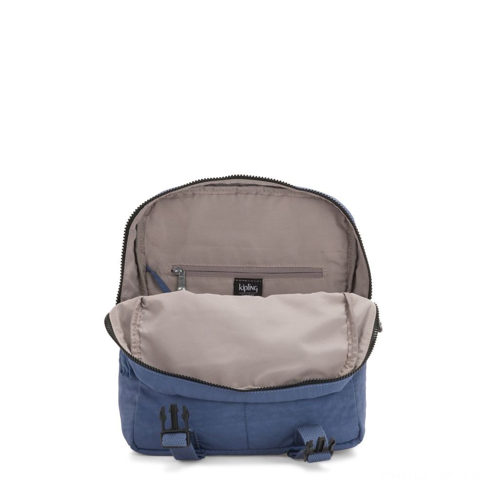 Year-End Clearance Sale - Kipling LEONIE S Small Drawstring Backpack along with Press Fastening Soulfull Blue. - Value-Packed Variety Show:£42[nebag6693ca]