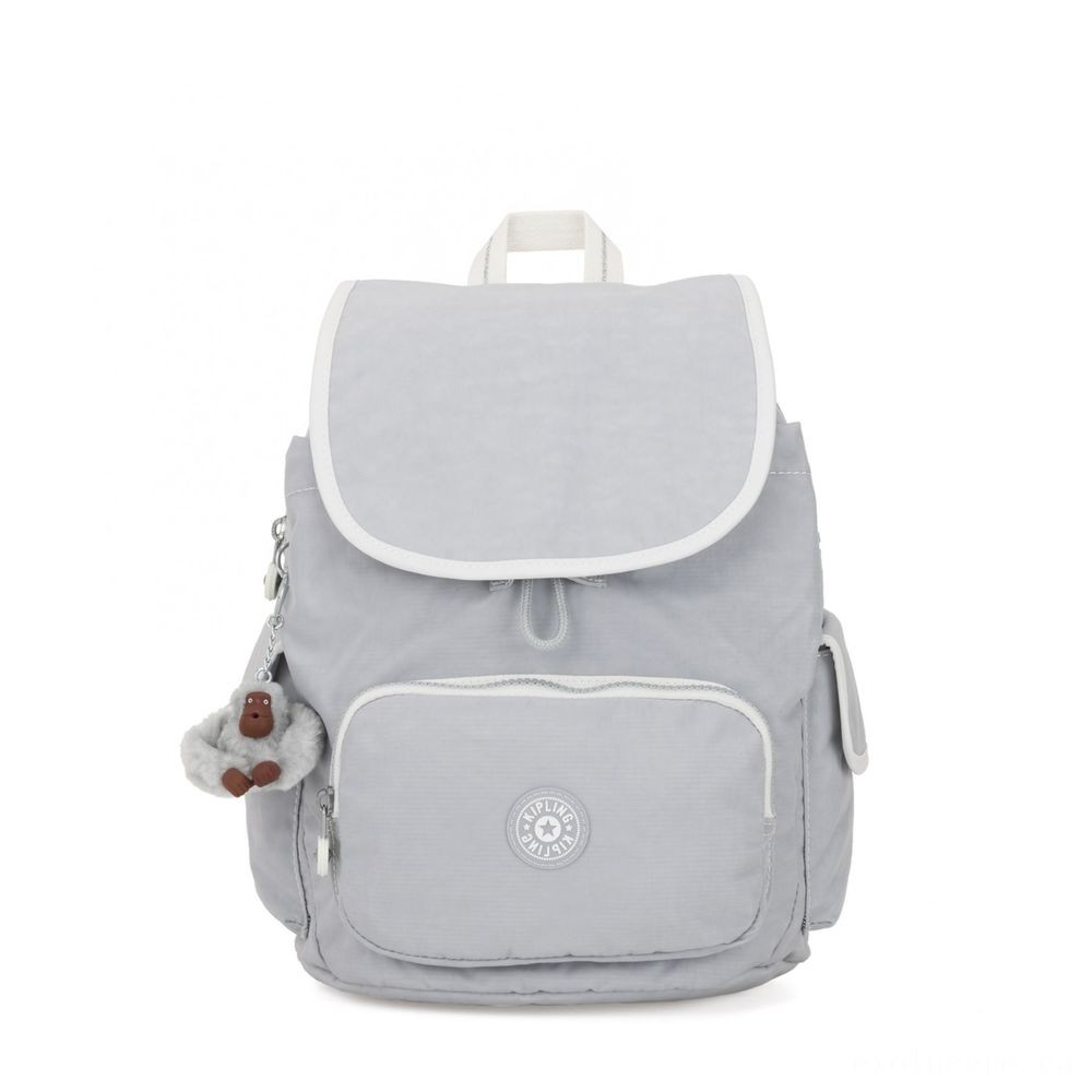 Flea Market Sale - Kipling Area KIT S Tiny Backpack Active Grey Bl. - Blowout:£26[jcbag6695ba]