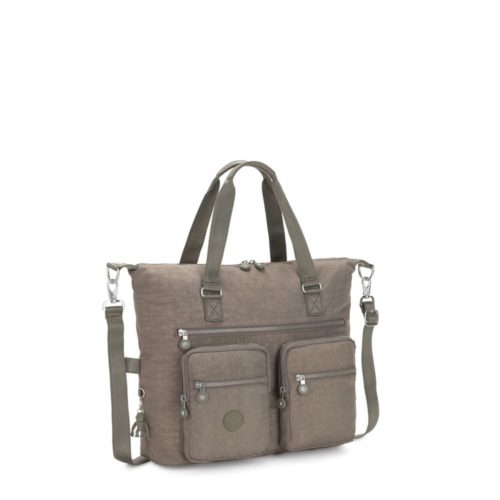 Kipling Brand-new ERASTO Big Tote with Front End Pockets Seagrass.