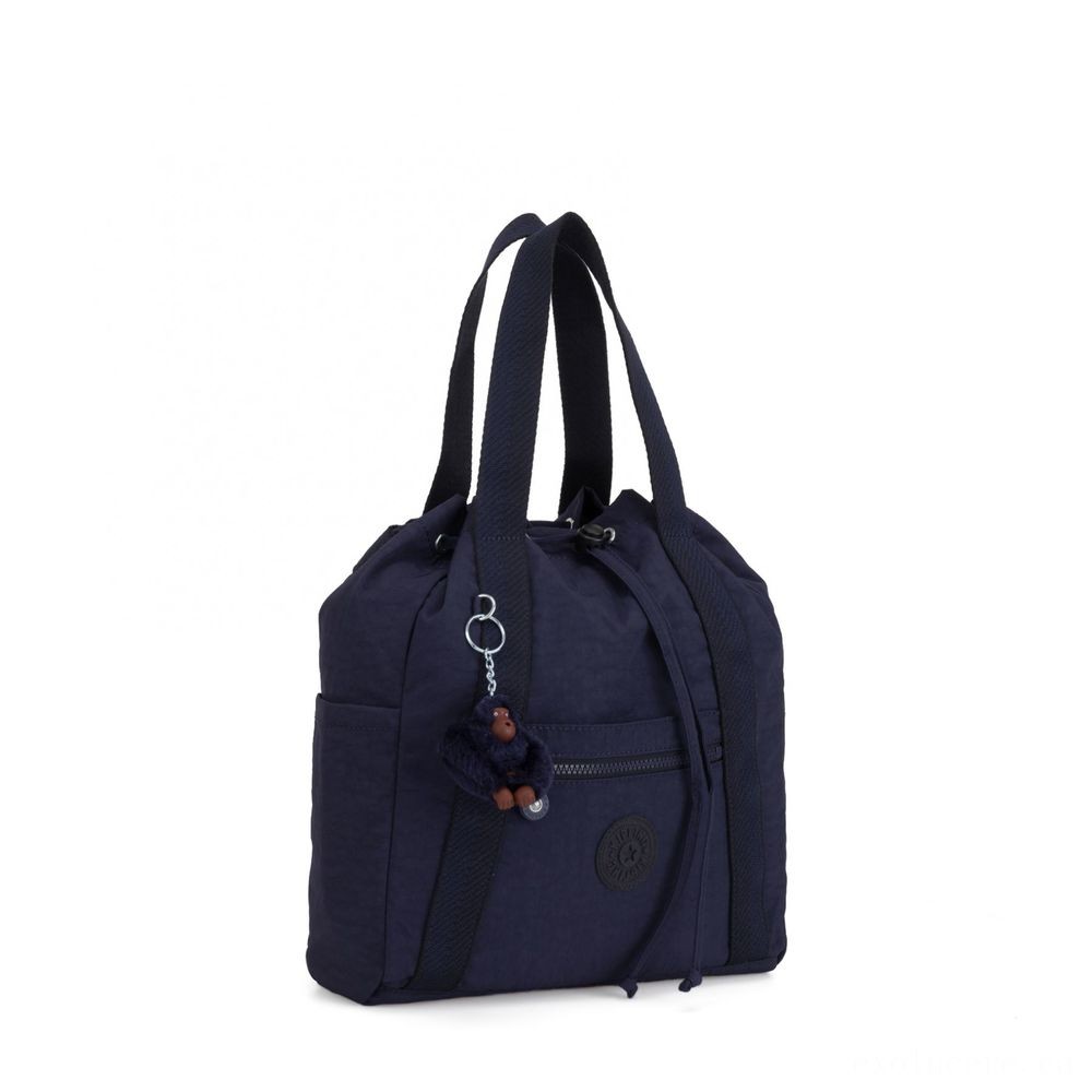 Kipling ART BACKPACK S Small Drawstring Bag Energetic Blue.