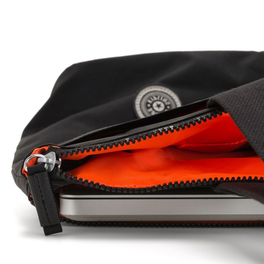 Kipling CHIKA Large shoulder bag along with notebook protection Brave Afro-american.