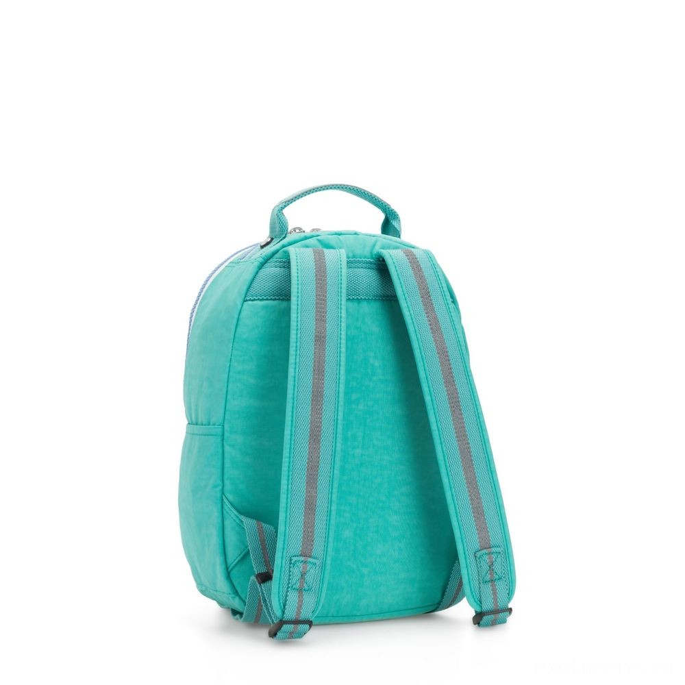 . Kipling SEOUL GO S Small Bag Deep-seated Aqua C.