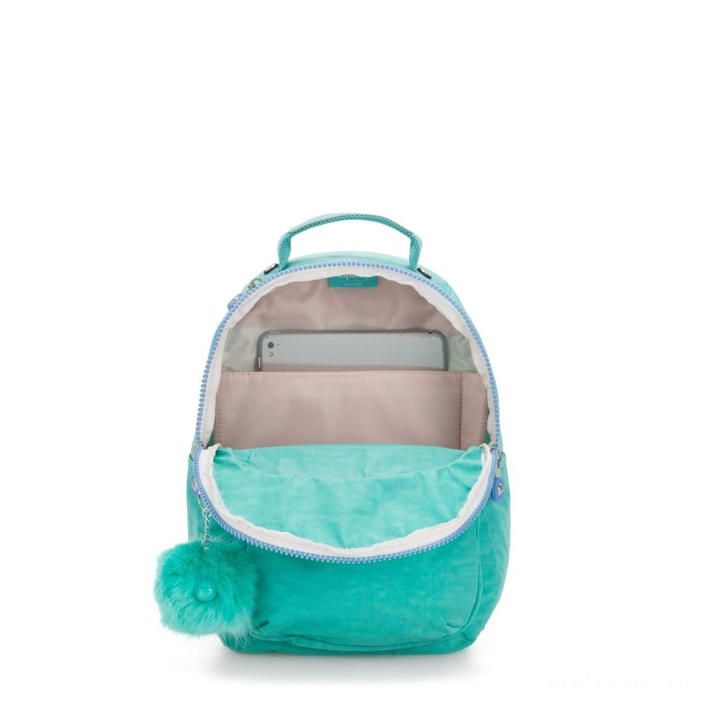 . Kipling SEOUL GO S Small Backpack Deep-seated Water C.