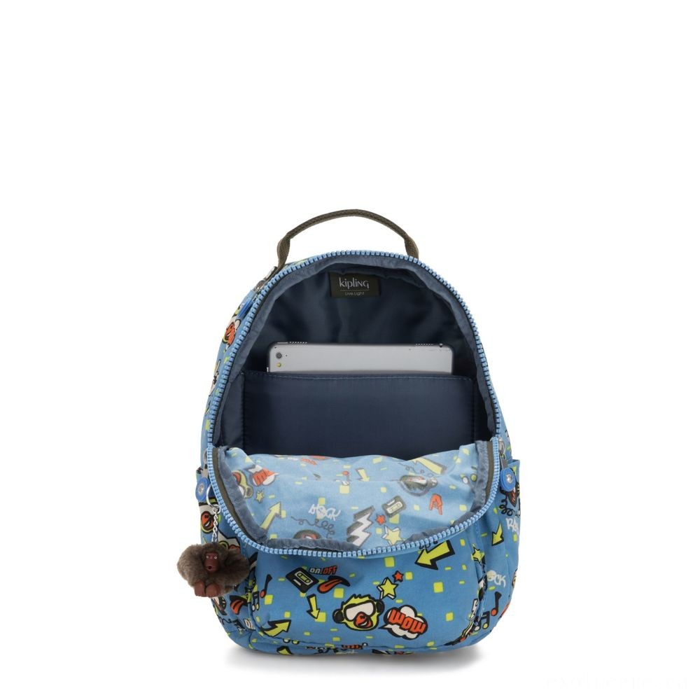Free Gift with Purchase - Kipling SEOUL GO S Small Backpack Ape Rock. - Super Sale Sunday:£38