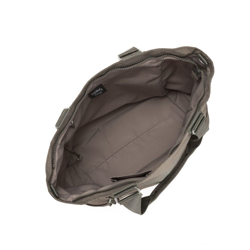 Spring Sale - Kipling Buyer C Sizable Shoulder Bag Along With Completely Removable Shoulder Strap Seagrass - Labor Day Liquidation Luau:£36