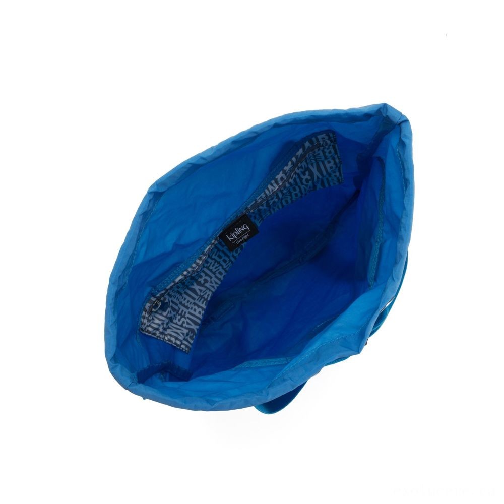 Kipling LOVILIA Medium Knapsack Convertible to Ladies Handbag and Shoulderbag Methyl Blue.
