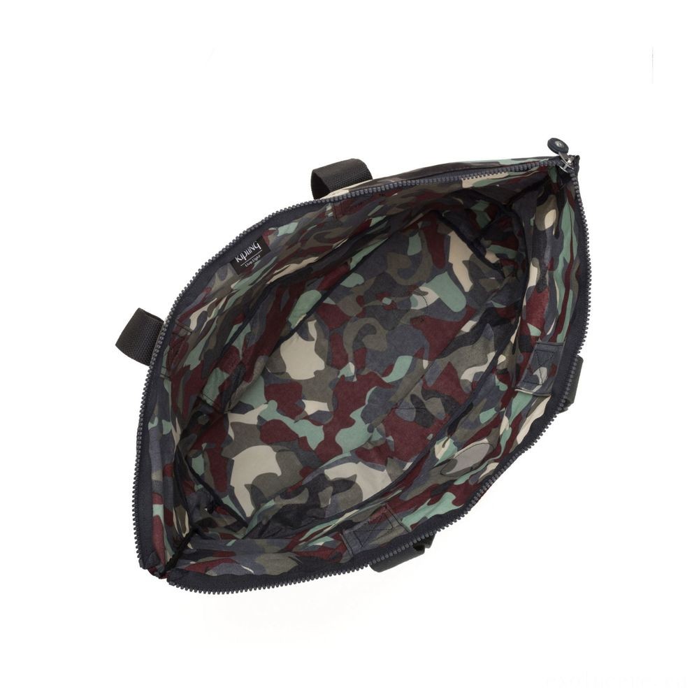 Kipling IMAGINE PACK Huge Foldable Shoulder Bag Camo Large.