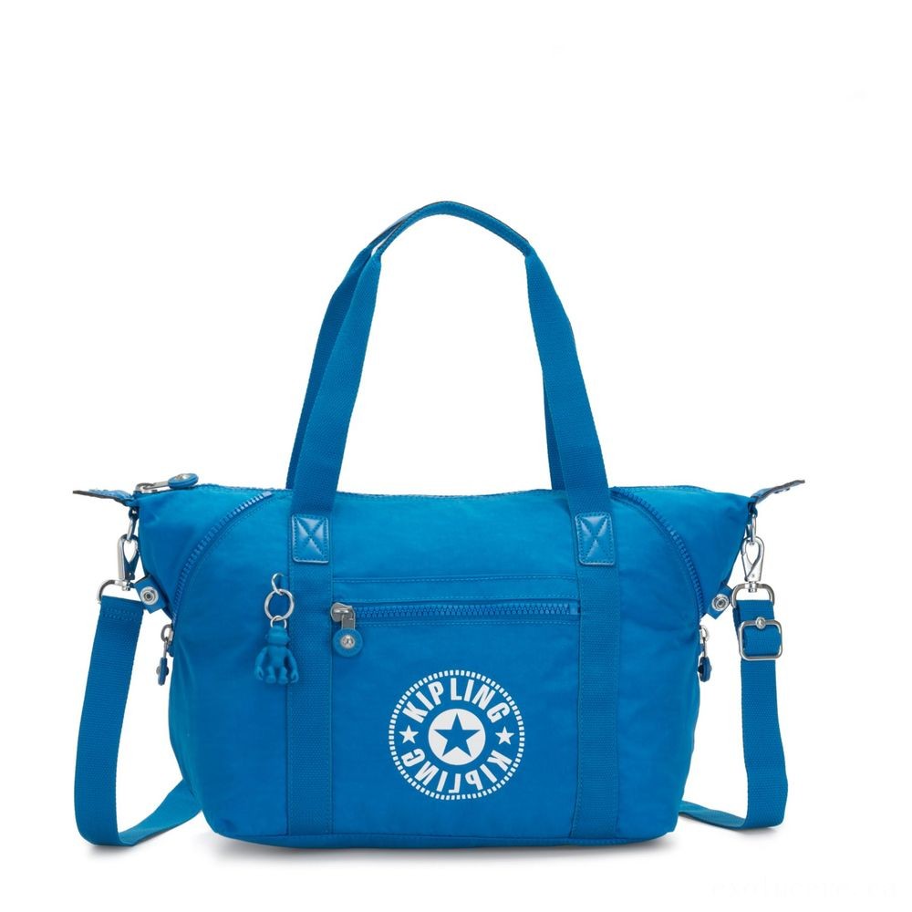 Kipling Fine Art NC Lightweight Shopping Bag Methyl Blue Nc.