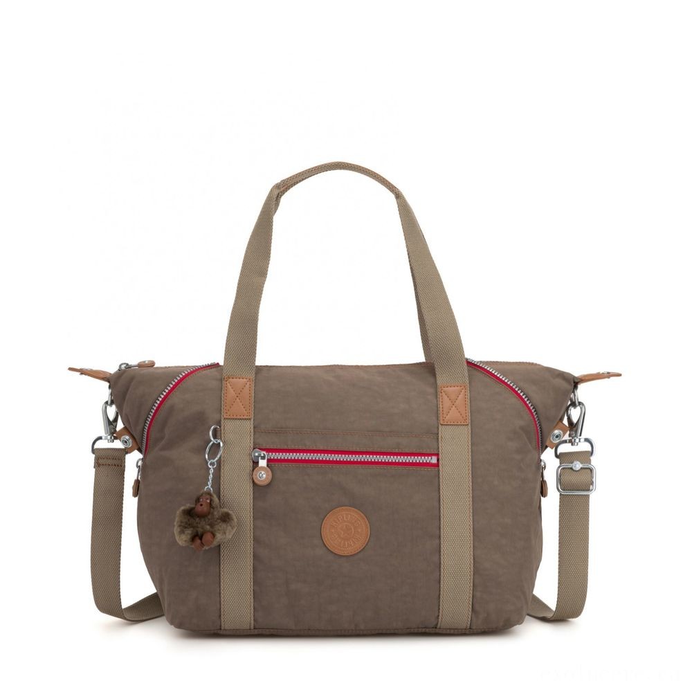 70% Off - Kipling Craft Ladies Handbag Accurate Beige C. - Off-the-Charts Occasion:£41