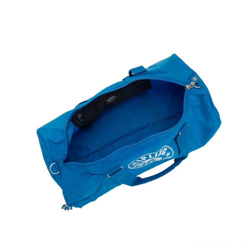 All Sales Final - Kipling ONALO L Huge Duffle Bag along with Zipped Within Wallet Methyl Blue Nc - Unbelievable Savings Extravaganza:£34