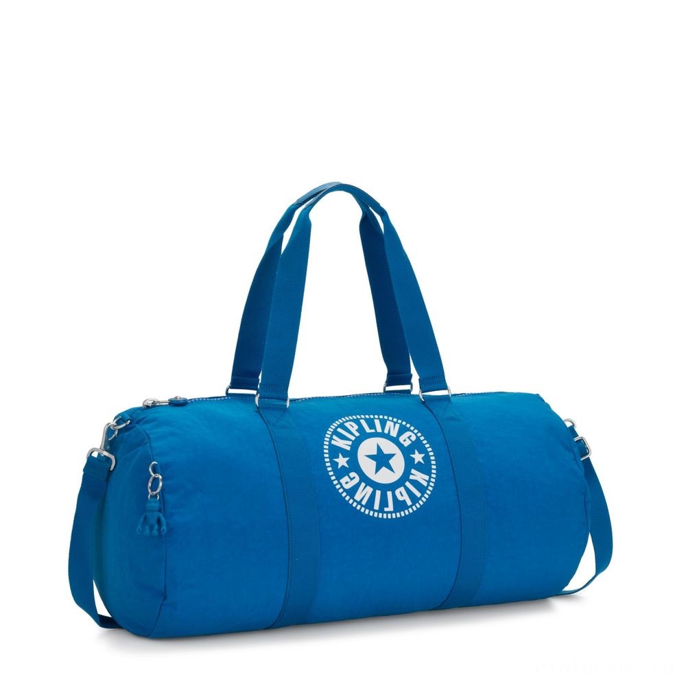 Everything Must Go Sale - Kipling ONALO L Huge Duffle Bag with Zipped Inside Wallet Methyl Blue Nc - Two-for-One Tuesday:£34[jcbag6846ba]