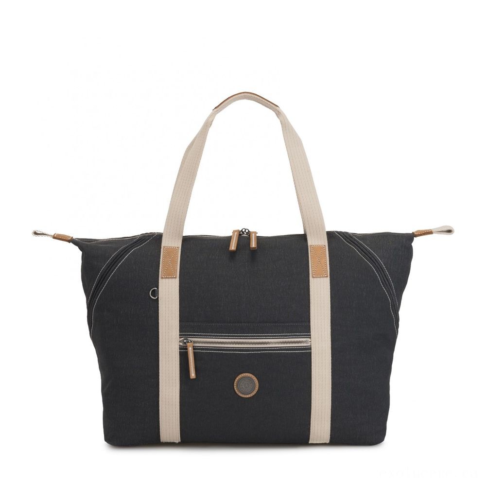 Kipling Craft M Trip Tote along with Trolley Sleeve Casual Grey.