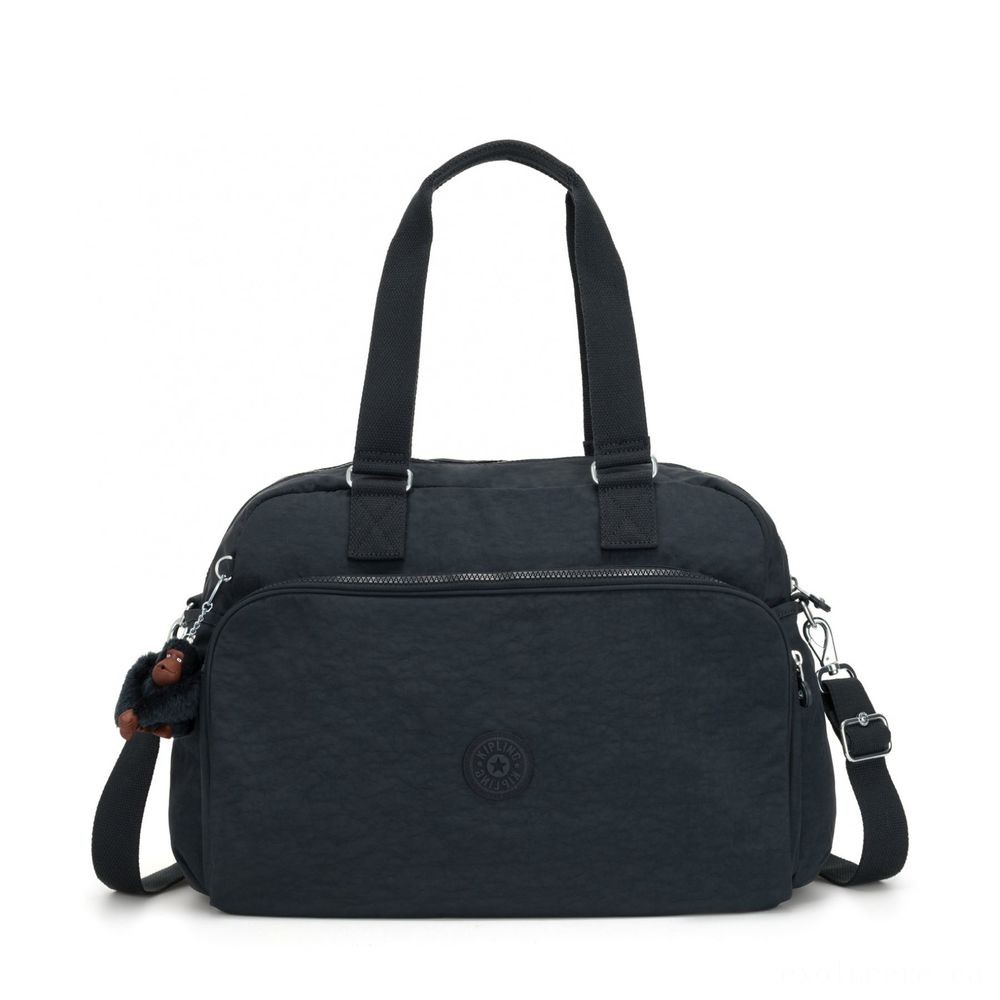 Click and Collect Sale - Kipling JULY BAG Traveling Tote Accurate Naval Force. - Give-Away Jubilee:£44