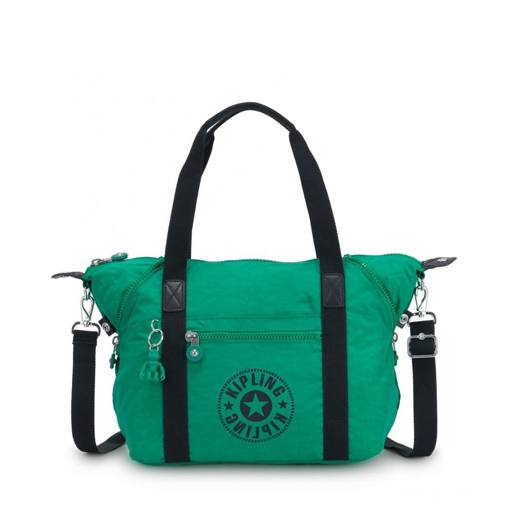 60% Off - Kipling Craft NC Lightweight Tote Bag Lively Environment-friendly. - Markdown Mardi Gras:£24