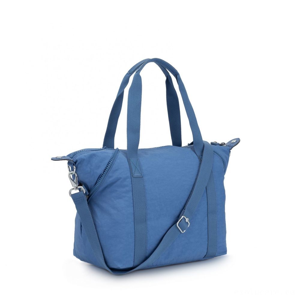 All Sales Final - Kipling Fine Art NC Lightweight Shoulder Bag Dynamic Blue. - Winter Wonderland Weekend Windfall:£24[libag6866nk]