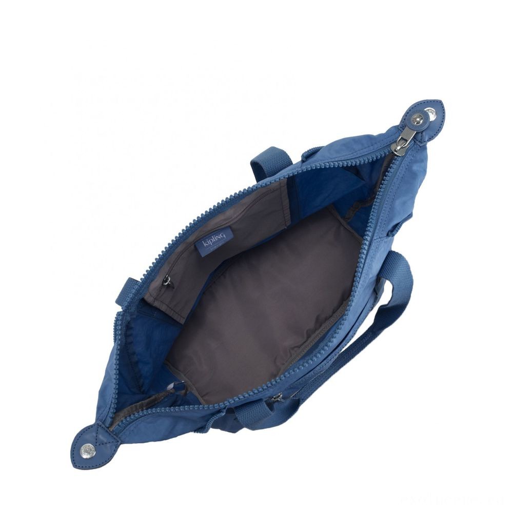 Kipling Fine Art NC Light-weight Shopping Bag Dynamic Blue.