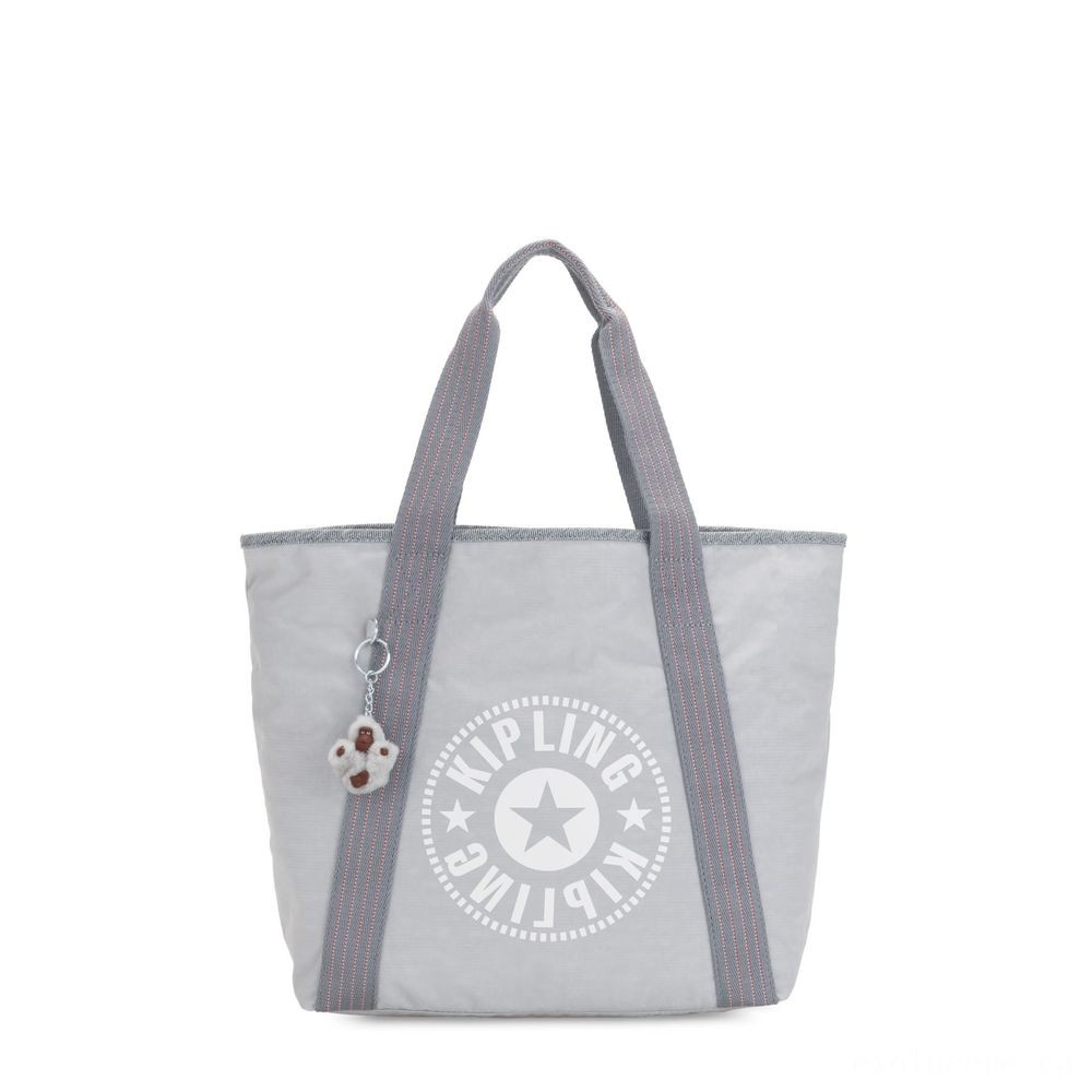 Everything Must Go Sale - Kipling ZANE Medium tote along with shoulderstrap Energetic Grey C. - Valentine's Day Value-Packed Variety Show:£17[nebag6885ca]