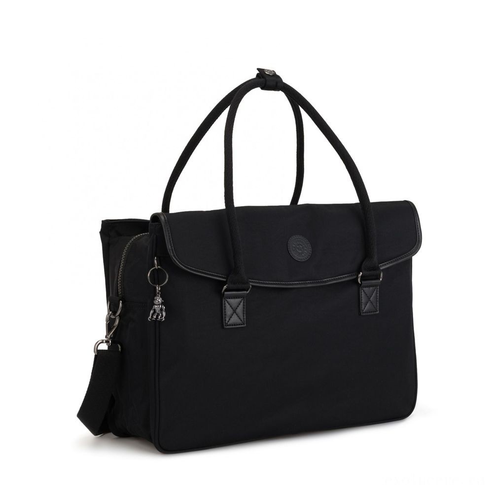 Bonus Offer - Kipling SUPERWORK Notebook Bag Rich Black. - X-travaganza Extravagance:£70