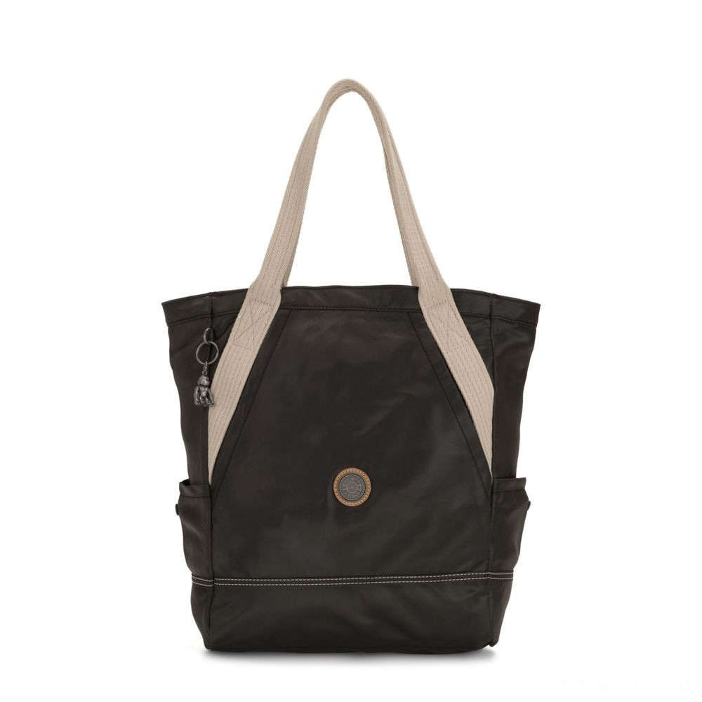 Kipling ALMATO Huge Huge Shopping Bag Delicate Black.