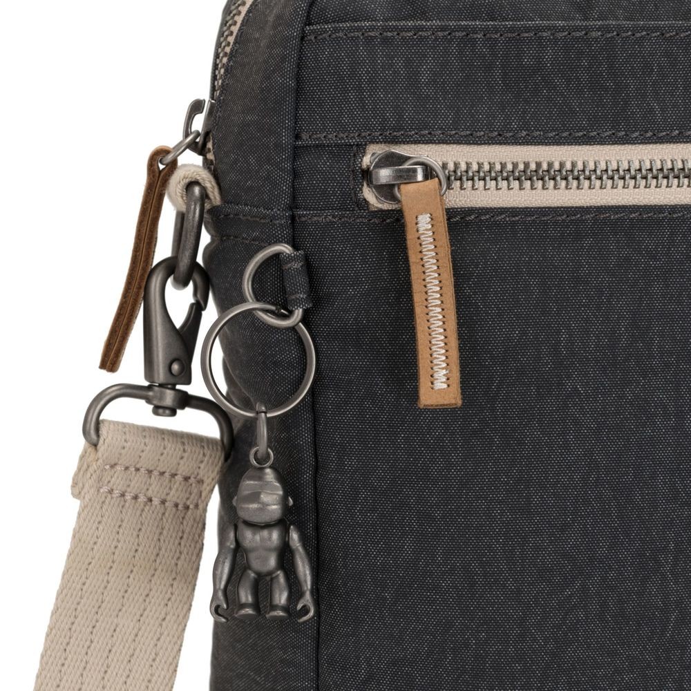 Kipling KERRIS Small Notebook Bag Casual Grey.
