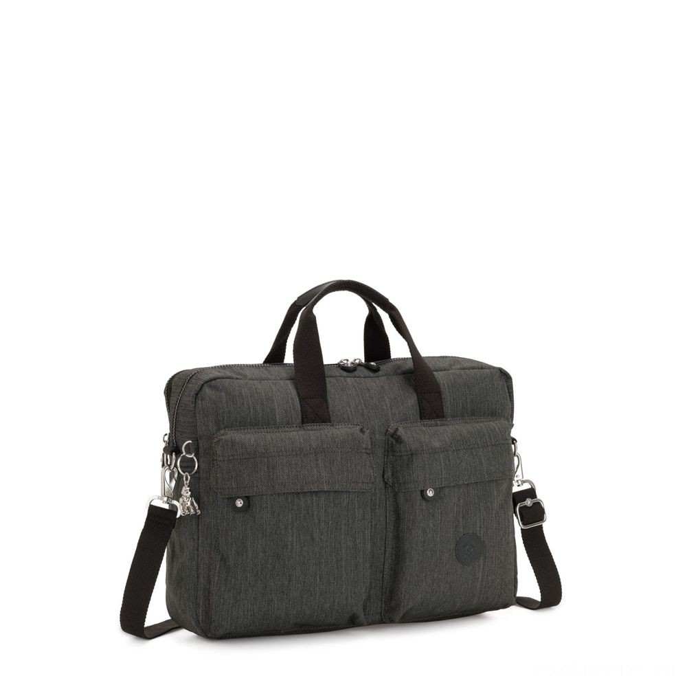 March Madness Sale - Kipling KHOTO Operating Bag with notebook defense Black Indigo Job. - Off-the-Charts Occasion:£57