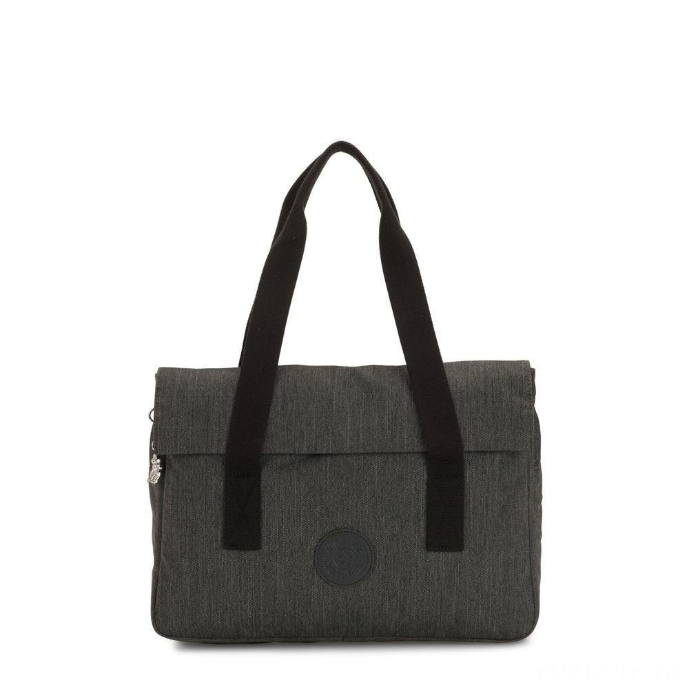 Mother's Day Sale - Kipling PERLANI Large Laptop Computer Bag along with Trolly Sleeve Black Indigo Work. - Boxing Day Blowout:£61[labag6910ma]