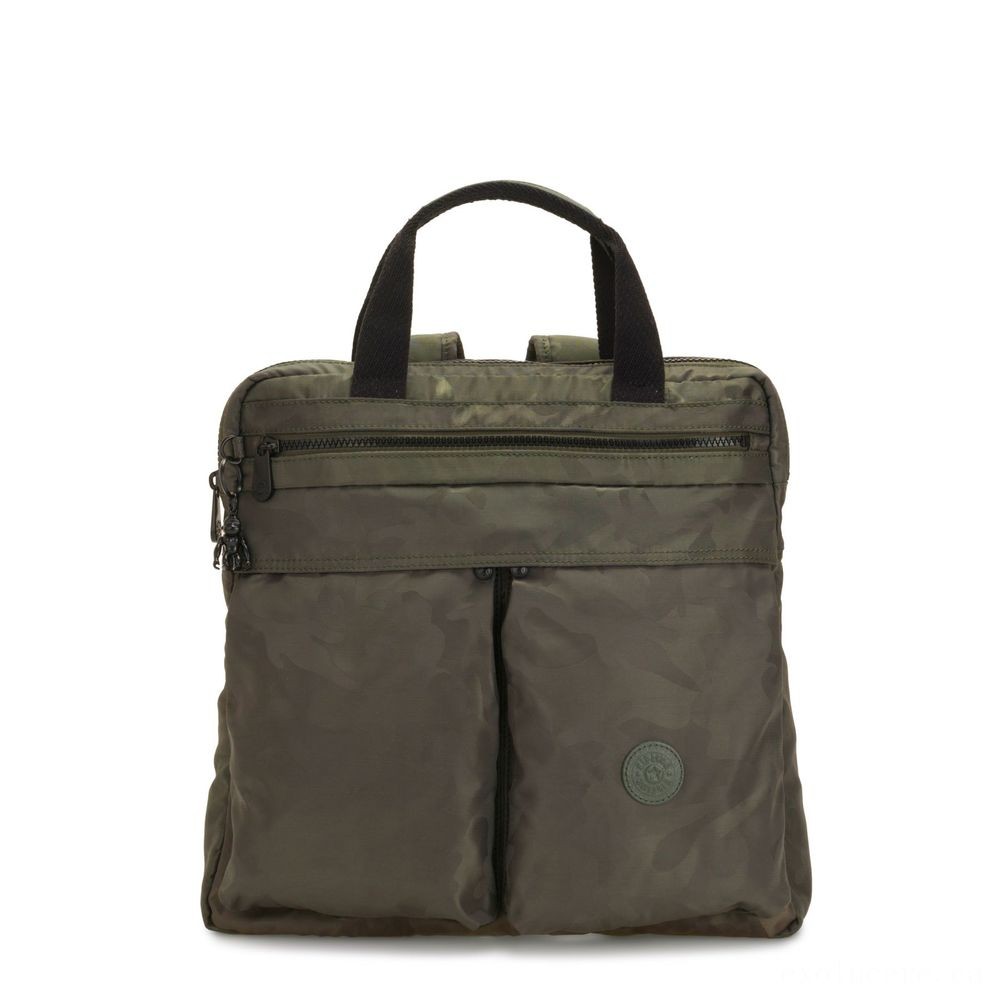 Kipling KOMORI S Little 2-in-1 Backpack and Bag Satin Camo.